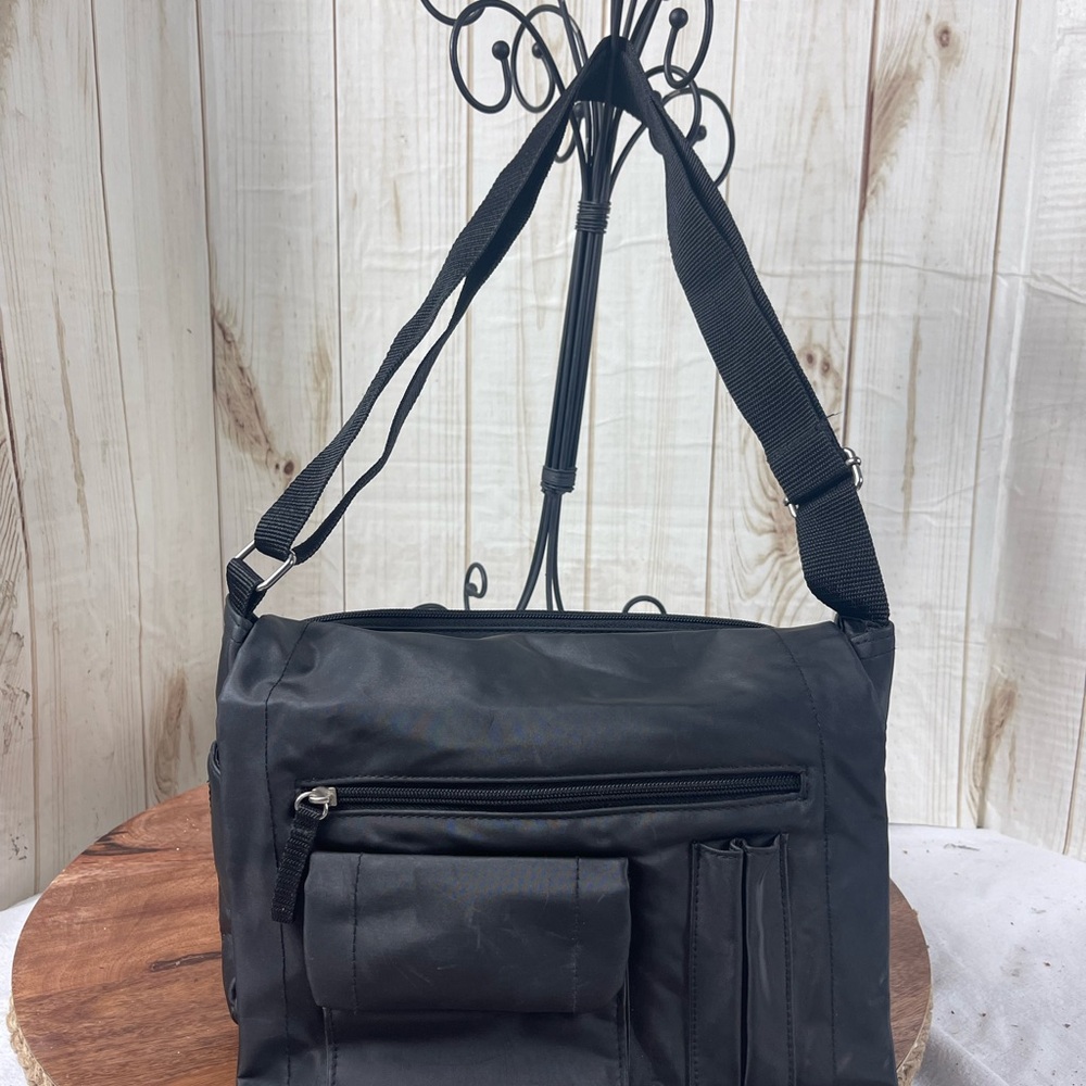 Black Men's Shoulder Bag